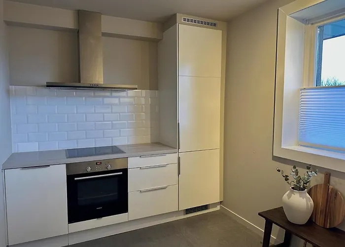 Elegant In Bergen- Private Outdoor Patio And Free Parking Apartment